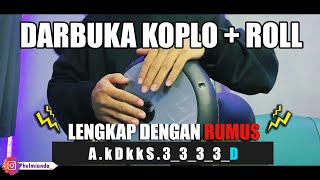 MUDAH BANGET Tutorial Darbuka Koplo  Roll UNTUK PEMULA [upl. by Keily]