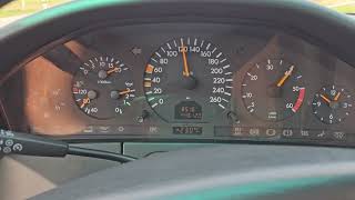 W140 OM606 hybrid GT2568v acceleration 0200 [upl. by Neyrb]