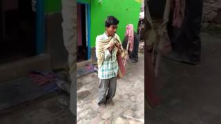 Funny guy in India singing and dancing too funny [upl. by Farrah]