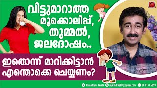 തുമ്മൽ മൂക്കൊലിപ്പ് ജലദോഷം അലർജിഇതൊന്ന് മാറാൻ എന്ത് ചെയ്യണംഅലർജിക്ക് കഴിക്കേണ്ട ഭക്ഷണംഎന്തെല്ലാം [upl. by Violeta]