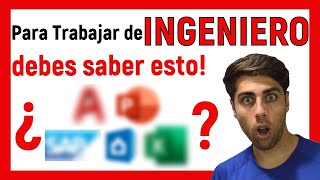 DESCUBRE los Programas que todo INGENIERO debe saber para Conseguir Trabajo 😯 Industrial civil [upl. by Aneehsal]