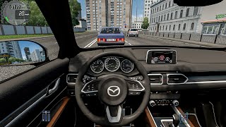 Mazda CX5 2017  City Car Driving Steering Wheel  Normal Driving [upl. by Aij]