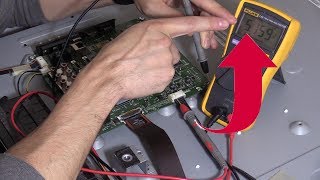 Fixing LCD flat screen TV Not turning on No standby LED pt1 [upl. by Nocaj]