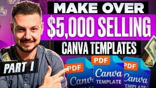 How I Earn 1000Week with Canva Templates – Full Tutorial [upl. by Aikin444]