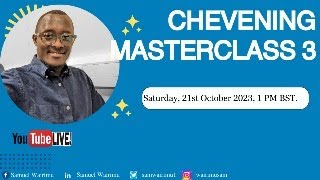 Chevening Scholarship Masterclass 3 [upl. by Pennebaker126]