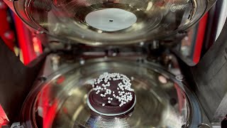 How a beautiful vinyl is made 🥰🔥 vinyl dj factory machine manufacturing [upl. by Araek]