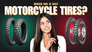 BEST COMPARISON  Michelin Anakee Wild vs Dunlop Geomax MX33 [upl. by Kristofer]