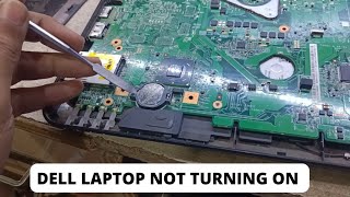 Dell Laptop Not Turning On  Dell Inspiron 5110 not turning on  no power  no display laptop repair [upl. by Damarra408]