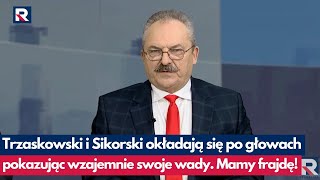 Jakubiak Trzaskowski i Sikorski dyplomatycznie rzecz biorąc okładają się po głowach Gość Dzisiaj [upl. by Eltsryk]