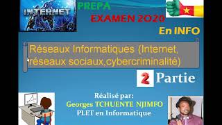 Apprendre et maîtriser Internet réseaux sociaux cybercriminalité [upl. by Ainolopa]