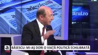 Traian Băsescu răspunde la Adevărul Live atacurilor lui Rogozin [upl. by Noxas564]