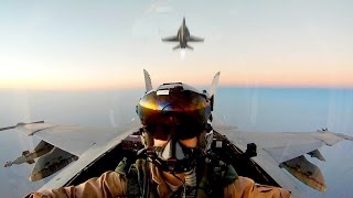 F18 Super Hornets In Action  Experience The Awesomeness Of This Jet [upl. by Dinerman216]