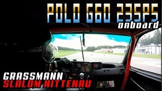 Polo G60 235PS  Christian Grassmann Slalom Nittenau 082017  THEIBACHPERFORMANCE [upl. by Pepe588]