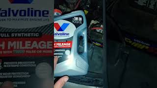 Valvoline Oil full synthetic oil change [upl. by Feld804]