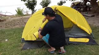 Ridge 1 Camping Tent Review Basekamp products [upl. by Glimp]