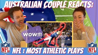 Non NFL Fans REACT NFL most athletic playsWOW Are these guys acrobats [upl. by Swanhilda]