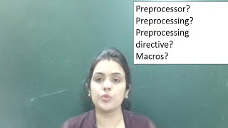 preprocessor directive in c  macros in c [upl. by Annayad967]