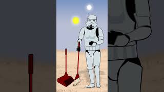 Nosey Neighbor in a Galaxy Far Far Away funny starwars stormtrooper animationmeme nosey [upl. by Karalee267]