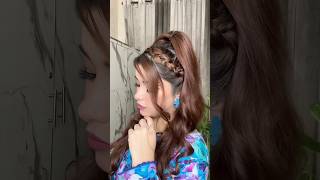 Party wedding cute hairstyle tutorial ✨✅shorts youtubeshorts hairstyle [upl. by Denzil424]