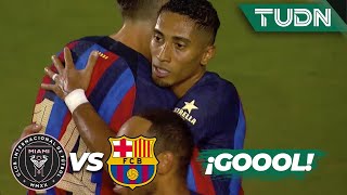 ¡GOOL Rafinha se estrena  Inter Miami 02 Barcelona  Amistoso Internacional  TUDN [upl. by Sedberry]