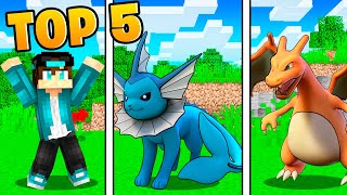 Top 5 Pixelmon Addons For Minecraft Bedrock [upl. by Alikat726]