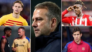 Barcelona News ft Nico Williams Frenkie de Jong amp Ansu Fati [upl. by Archy247]