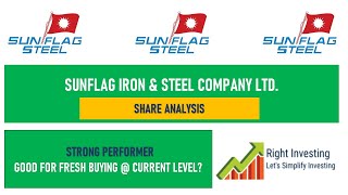 Is Sunflag Iron amp Steel Good Buy at Current Price   SISCL Share Analysis  Right Investing [upl. by Agustin753]