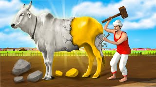 Golden Cow Statue  Hindi Kahaniyan  Hindi Stories  Kahani  Cartoon Cartoon  Cartoon [upl. by Treat410]