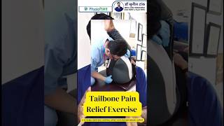 Tailbone Chiropractic Adjustment  tailbone pain relief exercise  coccyx adjustment  Chiropractor [upl. by Ocirled]