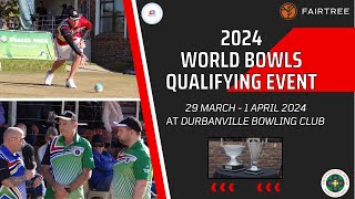 2024 World Bowls Tour Qualifying Event Day 1 [upl. by Chlores]