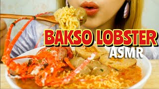 ASMR BAKSO UDANG LOBSTER MENGGIURKAN  ASMR Indonesia [upl. by Mendel]