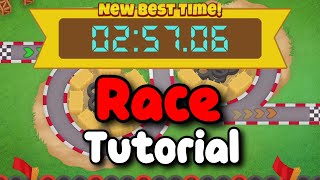 BTD6 Race Tutorial  guide  The Olympics [upl. by Anilehcim]