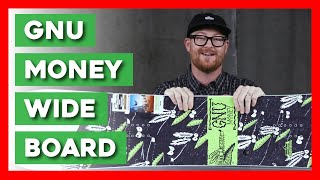 2020 GNU Money Wide Snowboard [upl. by Anifesoj]