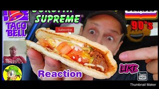 Reaction to Taco Bell® 90s Gordita Supreme® Review 🌮🔔💪🥙 New DECADES Menu 🕰️ Peep THIS Out 🕵️‍♂️ [upl. by Luann]