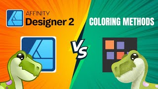 Affinity Designer 2  Coloring Methods Gradient fill  Pixel Persona Brush under 10 minutes [upl. by Notnats]