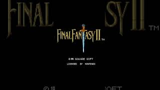 Final Fantasy IV Final Fantasy II SNES Intro shorts [upl. by Zohara]