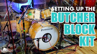 Lets Set Up This 70s Ludwig Butcher Block Kit [upl. by Lajet136]