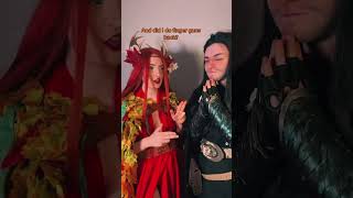 Keyleth flirts with finger guns Vox Machina Critical Role cosplays shorts [upl. by Gally]