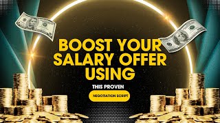 How To Negotiate Your Salary After Getting The Job Offer [upl. by Aver771]