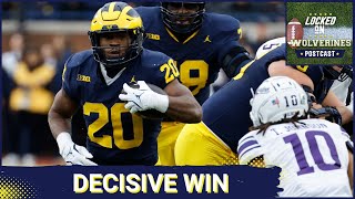 Locked On WOLVERINES POSTCAST Michigan Wolverines CRUSH Northwestern Wildcats Become Bowl Eligible [upl. by Atronna]