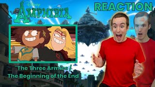 Amphibia REACTION  S3E16 quotThe Three Armies  The Beginning of the Endquot [upl. by Claudetta332]