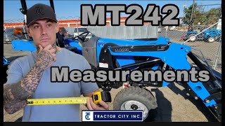 LS Tractor MT242 Measurements [upl. by Yeliw]