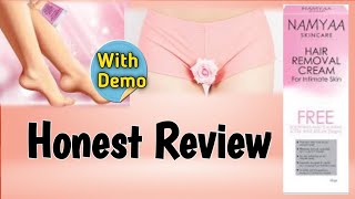 How to Get rid of unwanted hair  Namyaa hair removal cream review [upl. by Sivar209]