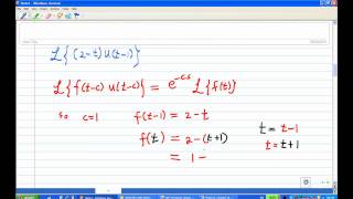 Laplace transform of piecewise functionmp4 [upl. by Saucy]