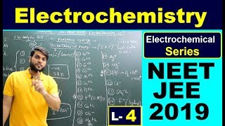 quotElectrochemistryquot L4  NEET JEE AIIMS 2019  Electrochemical Series  By Arvind Arora [upl. by Rhetta]