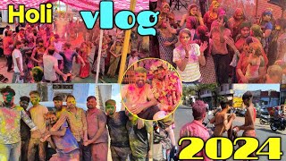 Holi day 2 🤗 धुलंडी का माहौल  होली पर शहर का नजारा देखने लायक holi festival india [upl. by Lapo774]