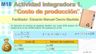 Módulo 18 semana 1 actividad 1 Costo de producción 2021 [upl. by Janine583]