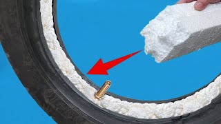 No one believes it but it really works This substance pumped into tires is more durable than tubes [upl. by Avron]