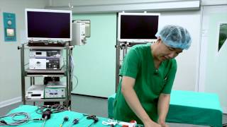 เทคโนโลยีการผ่าตัดผ่านกล้องทางนรีเวช Gynecological Laparoscopic Surgery [upl. by Airdnekal953]