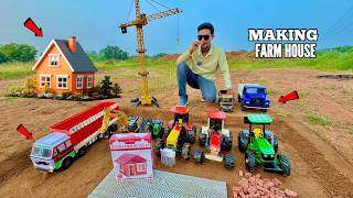 I Build a Big Farm House Using RC Vehicles  Chatpat toy TV [upl. by Lokim919]